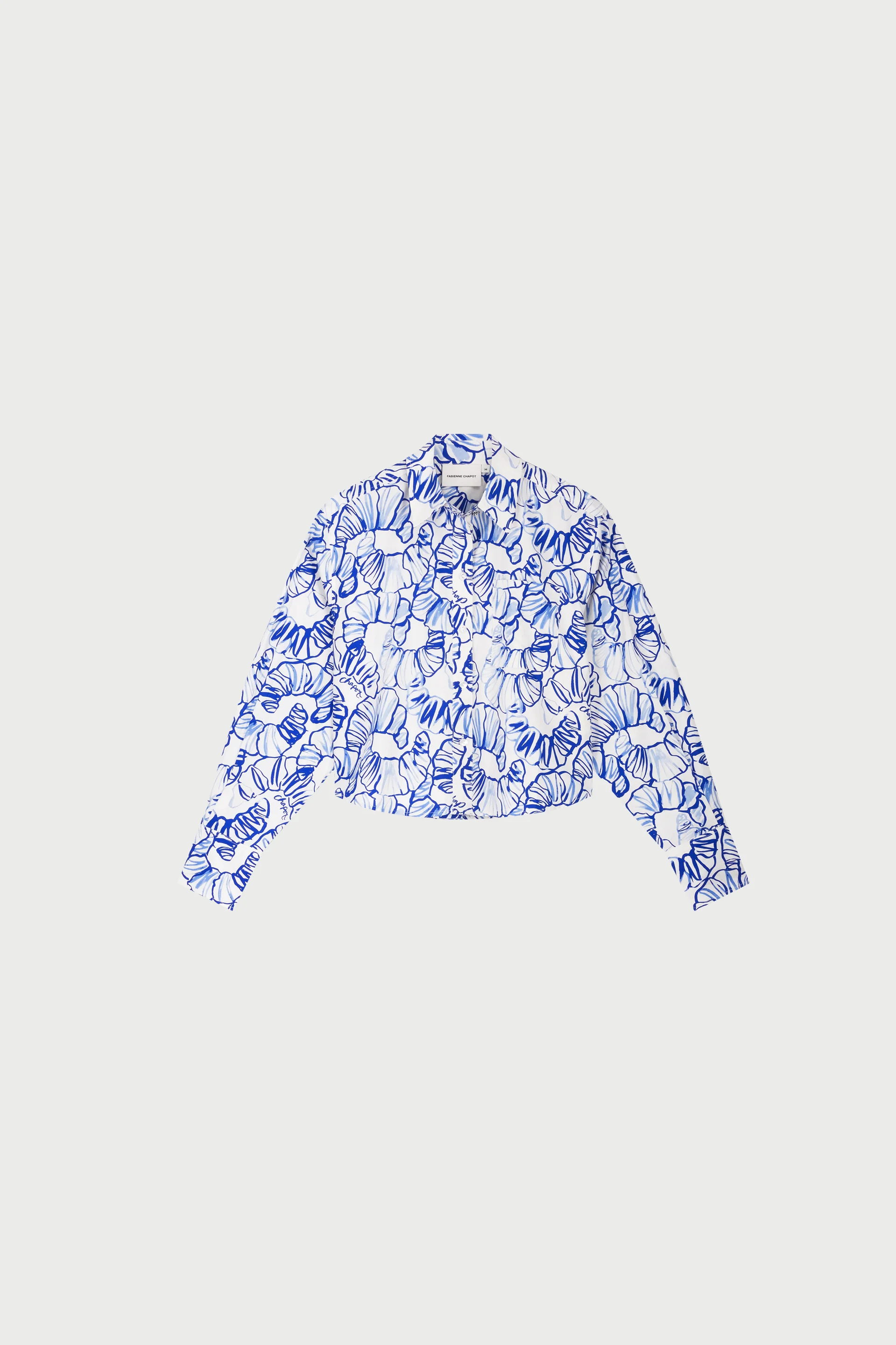 Haidy Blouse | Cosy White/Cobalt - Image 4